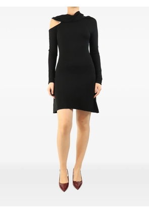 Courrèges Pre-Owned off-the-shoulder mini dress - Black