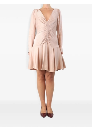 ZIMMERMANN ruched satin mini dress - Pink