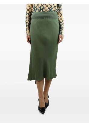 Rick Owens Vintage asymmetric midi skirt - Green