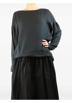 Album Di Famiglia boat-neck long-sleeve tunic - Black