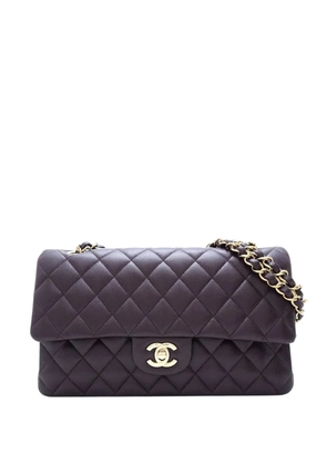 CHANEL Pre-Owned 2021-2026 Medium Classic Caviar Double Flap shoulder bag - Purple
