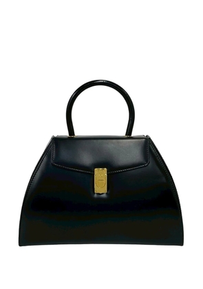 Loewe Pre-Owned 2010-2026 Leather Anagram handbag - Black
