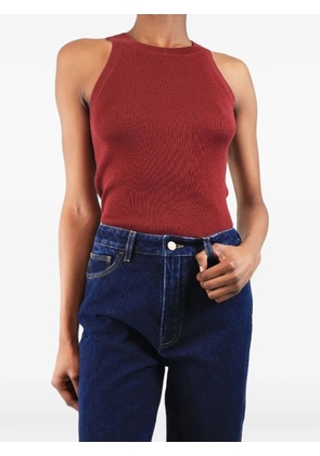 Issue Twelve Zoe ribbed tank top - Red