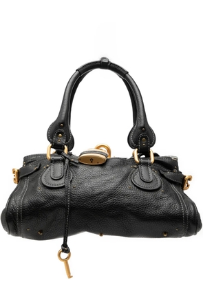 Chloé Pre-Owned 2011 Leather Paddington handbag - Black