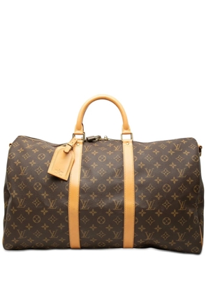 Louis Vuitton Pre-Owned 1998 Monogram Keepall Bandouliere 50 travel bag - Brown
