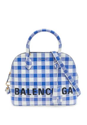 Balenciaga Pre-Owned Ville checkered tote bag - Blue