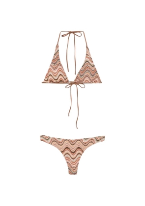 MC2 Saint Barth Rachel sequin-embellished bikini top - Neutrals