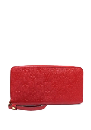 Louis Vuitton Pre-Owned 2015 Monogram Empreinte Zippy Wallet long wallets - Red