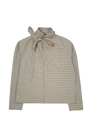 Geordie Campbell Sprinkler check-print shirt - Blue