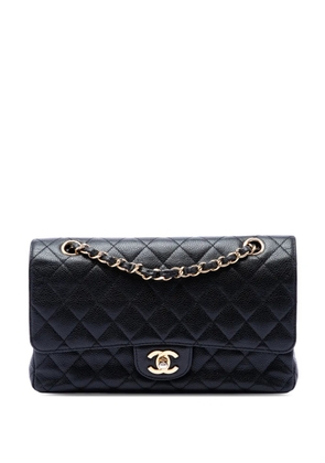 CHANEL Pre-Owned 2009-2010 Medium Classic Caviar Double Flap shoulder bag - Black