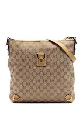 Gucci Pre-Owned 2016-2026 GG Canvas Abbey D Ring crossbody bag - Neutrals