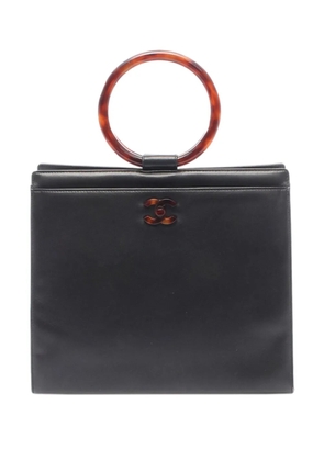 CHANEL Pre-Owned 1997-1999 CC Calfskin Tortoiseshell handbag - Black