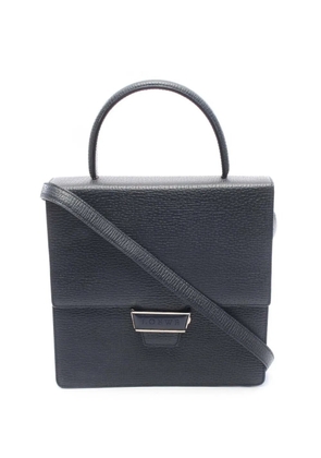 Loewe Pre-Owned 2010-2026 Textured Leather Top Handle satchel - Blue