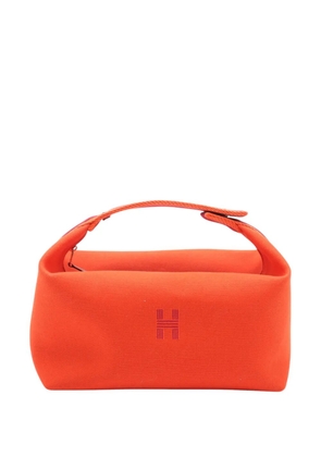 Hermès Pre-Owned 2010-2026 Large Toile Bride A Brac vanity bag - Orange