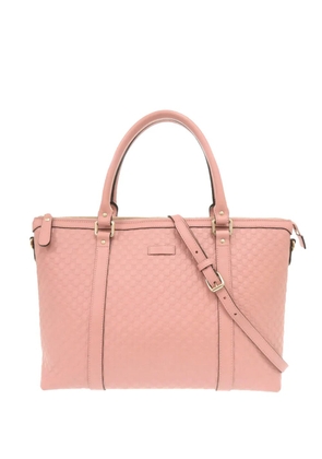 Gucci Pre-Owned 2016-2026 Medium Microguccissima Joy satchel - Pink