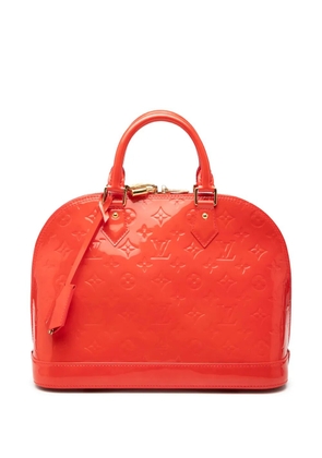 Louis Vuitton Pre-Owned 2012 Monogram Vernis Alma PM satchel - Orange