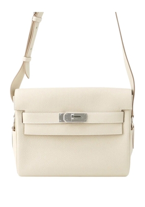 Hermès Pre-Owned 2026 Togo Kelly Messenger PM crossbody bag - White