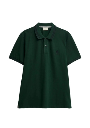 Pringle of Scotland tipping-detail piqué-knit polo shirt - Green
