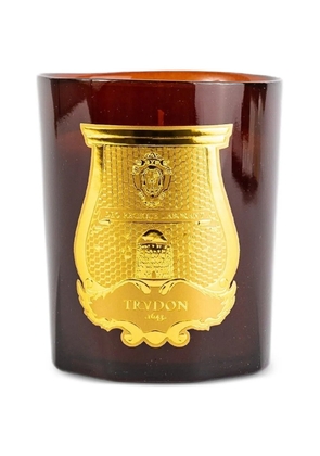 TRUDON Cire logo-crest candle - Brown