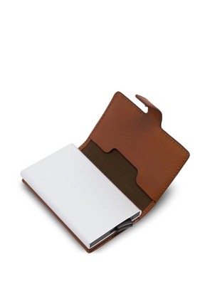 The Bridge RFID-protection leather cardholder - Brown
