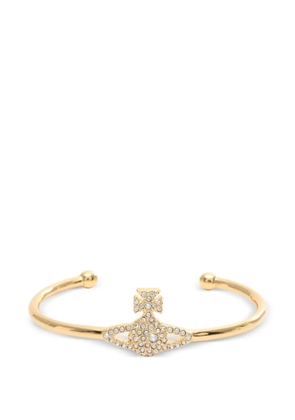 Vivienne Westwood Pre-Owned 20s Grace Bas Relief crystal-embellished bangle - Gold