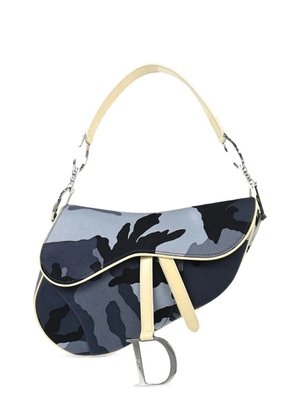 Christian Dior Pre-Owned 2002 Camouflage Saddle handbag - Blue