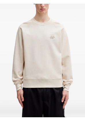 Filling Pieces Gowtu Knot embroidered sweatshirt - Neutrals