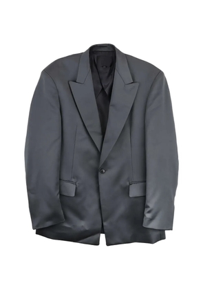 Omar Afridi peak-lapels single-breasted jacket - Grey