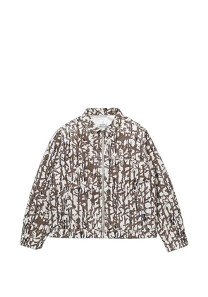 Gramicci Taos abstract-print jacket - Grey