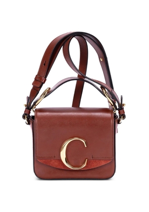Chloé Pre-Owned Mini C shoulder bag - Brown