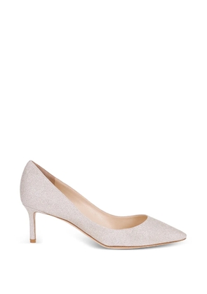 Jimmy Choo Romy glitter pumps - Silver