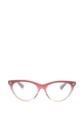 Gucci Eyewear Double G cat-eye glasses - Pink