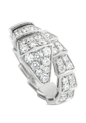Bvlgari Pre-Owned Serpenti Viper diamond ring - Silver