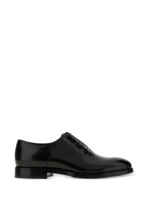 Brunello Cucinelli leather Oxford shoes - Black