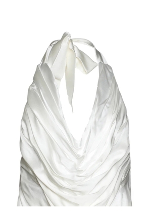 Di Petsa Lunar draped top - White