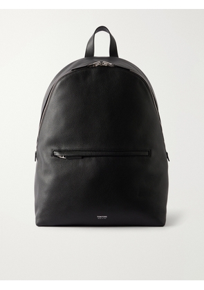 TOM FORD - Full-Grain Leather Backpack - Men - Black