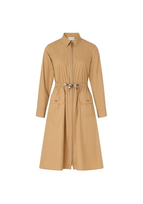 Belted midi dress