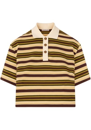 Striped polo shirt