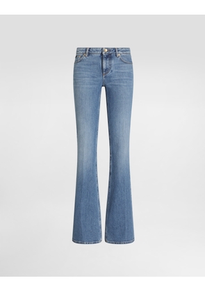 Dolce & Gabbana 5-pocket Denim Trousers - Woman Denim And Jeans Multi-colored 38