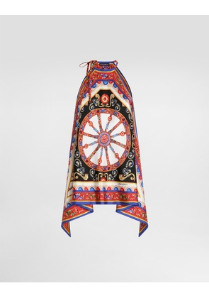 Dolce & Gabbana Carretto-print Twill Top - Woman Shirts And Tops Multi-colored 52