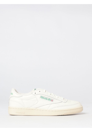REEBOK Club C 85 Vintage Low Top Trainers in Smooth Leather with Contrast Logo