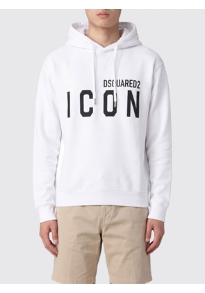 DSQUARED2 Cotton Hoodie with Contrast Logo and Drawstring
