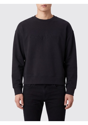 CALVIN KLEIN Relaxed Fit Tone-on-Tone Logo Crewneck Sweatshirt