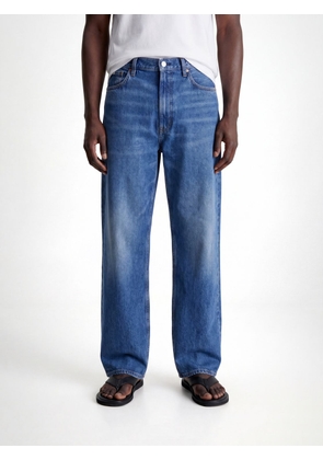 CALVIN KLEIN Baggy Fit Wide-Leg Denim Jeans