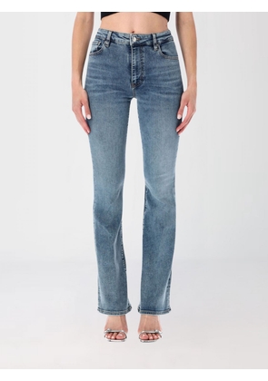 FRAME Mid-Rise Cropped Flared Jeans in Stretch Denim