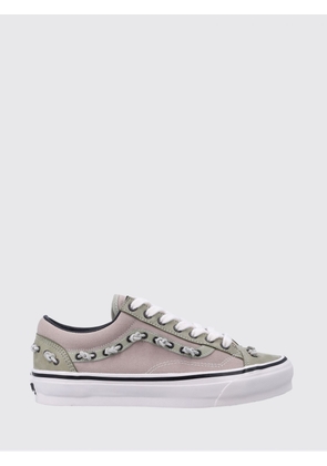 VANS Old Skool Suede and Canvas Low Top Trainers with Contrast Logo