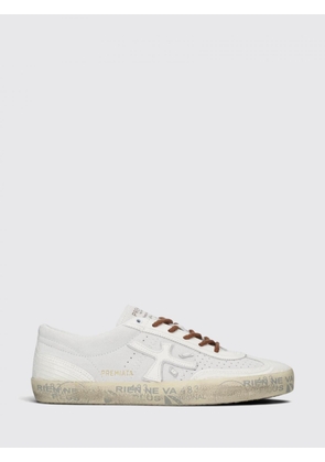 PREMIATA David Leather and Suede Low-Top Sneakers with Padded Ankle