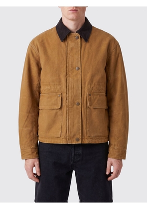 ACNE STUDIOS Organic Cotton Shirt Jacket with Velvet Collar