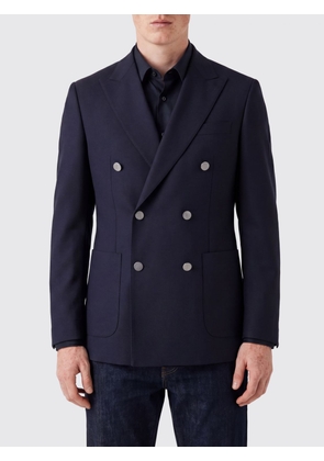 BOSS Jacket Men color Blue