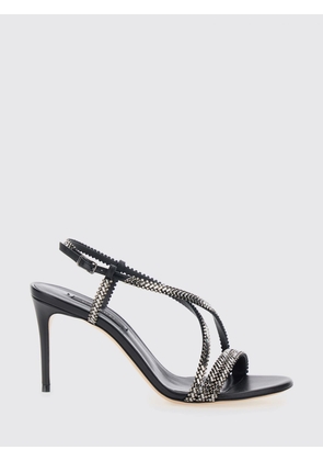 CASADEI Josephine Julia Slingback Sandals with Rhinestones and a Stiletto Heel